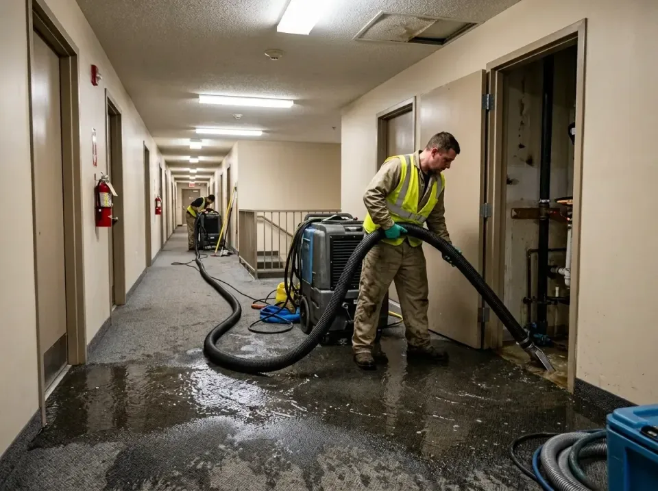 multi-unit-apartment-hallway-f-005 — frequently asked questions, Emergency Burst Pipe Water Extraction & Removal in Clio, MI
